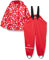 CareTec Rain Suit - PU w. fleece , Impermeabile e pantaloni impermeabili Bambine e ragazze, Rosso Red (402), 12-18 mesi
