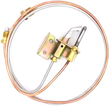 Meter Star Warmwasserbereiter Pilot Brenner mit Pilot-Thermoelement und Schlauch LP Propan 1 Set, Thermoelement 0,5 Meter M9 x 1, Aluminiumrohr 0,55 Meter