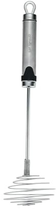 San Ignacio EXPERT Batidor manual 26,5x6,5 cm acero inoxidable, varilla mezcladora resistente EXPERT San Ignacio