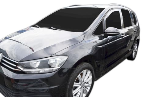 J&J AUTOMOTIVE HEKO Windabweiser für Volkswagen Touran ab 2015, 2tlg | 2 HEKO Windabweiser für Volkswagen Touran, PMMA, Fensterkanal.