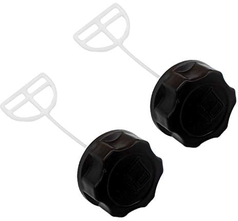 AISEN 2 x Fuel Cap Set for Petrol Tank Hedge Trimmer Brush Cutter Lawnmower 33CC 43CC 52CC CG330 CG430 CG520 BC430 BC520 TL43 TL52 Fuel Tank Cap