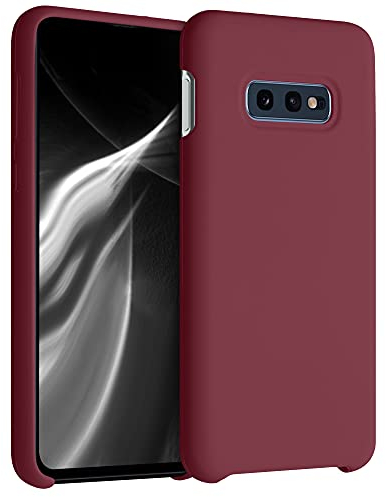 kwmobile Housse Compatible avec Samsung Galaxy S10e Coque - Housse de téléphone Protection Souple en TPU Silicone - rhubarbe