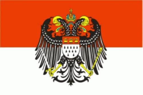 Fahne Flagge Köln großem Wappen - 90x150 cm Stadtfahne Deutschland Fahnen