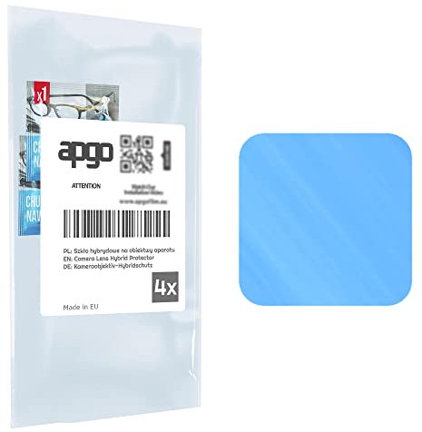 apgo 4 Stück Hybrid Kameraschutz, Kamera-Schutzglas kompatibel mit Samsung Galaxy S4 mini i9190, Linsenschutz, 9H Härte, Schutz für Kameraobjektiv, Anti-Kratzer, transparent