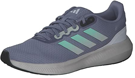 adidas Herren Runfalcon 3.0 Running Shoe, Silver Violet/Pulse Mint/Cloud White, 40 EU