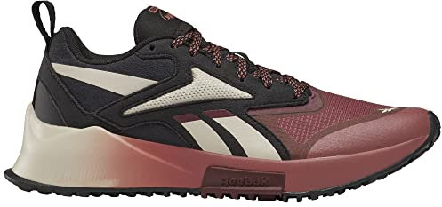 Reebok Women's Lavante Trail 2 Sneaker, Black/Sedona Rose/Maroon, 41 EU