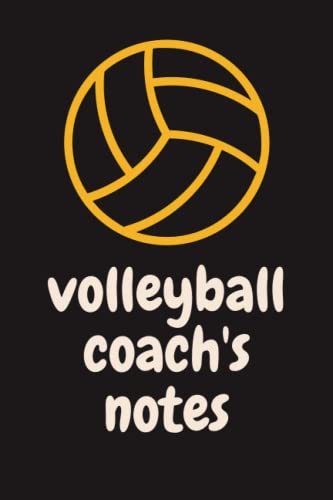 Volleyball coach's notes: notebook
