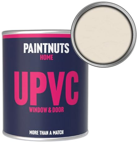 PaintNuts UPVC Window & Door Paint - RAL-9001 - CREAM Matt 1 Litre Tin