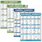 Palace Learning 4 Pack - Cable Machine Workout Posters Volume 1 & Volume 2 + Dumbbell Exercises + Bodyweight Exercises (LAMINATED, 18 x 24)