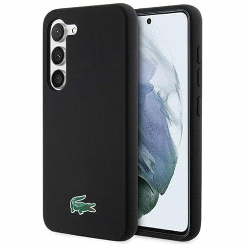 Lacoste LCHCS23SSLOK Hülle für S23 S911 Schwarz hardcase Silicone