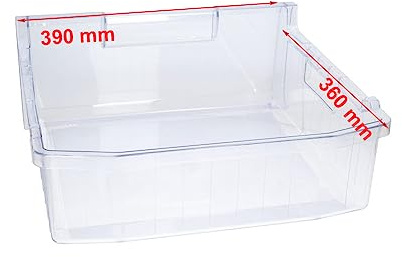 JCSPARES® - Cassetto Congelatore frigorifero frigo 390 x 360 x 160 mm Compatibile con Bosch Siemens