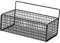 LOVIVER Hanging Kitchen Baskets, Bathroom Wall Organizer, Iron Floating Shelves Wire Storage Basket for Kitchen, Living Room, Garage, Black