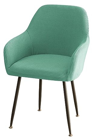 KFDZSW Gekrümmte Hohe Armlehne Stuhl Abdeckung, Hohe Stretch Komfortable Dining Stool Protector Abdeckung, Weiche Hand Gefühl Für Büro Wohnzimmer Hotel Bankett. (Foto-7,2 Stück)