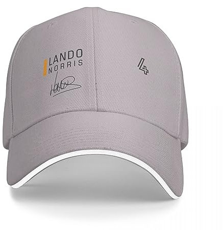 OAKITA Basecap Lando Norris Weiß Baseballmütze Bergsteigen Streetwear modisch schwarz Damen Golfbekleidung Herren