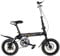 Kcolic 14/16 Zoll Klapprad Vorne Und Hinten, Kohlenstoffstahlrahmen Variable Geschwindigkeit Erwachsenenfahrrad Superleichtes Studenten Klapprad B,16inch