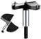 hsawbit Broca Forstner de 75 mm con punta de carburo para bisagras de armario de cocina, sierra perforadora de madera dura, broca de bisagra para carpintería