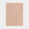 Decoweb Tapis Damier à Poils Longs - Colorama - Rose Vintage - 120 x 170 cm