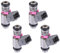 BYNYXI 4PCS Einspritzventil Einspritzdüse Injektor für 2001-2024 Renault Clio Kangoo Twingo 1.2 16V IWP099 Einspritzdüse 75112099 0280158168, 81.214, H75112099 805001388502 280158168 8200025248