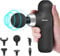Mini Massage Gun - Tragbares Handheld-Percussion-Massagegerät zur Tiefengewebe-Muskelentspannung: Kompaktes, leichtes Design, leistungsstarker Motor, lange Batterielaufzeit - 6 Massageköpfe (schwarz)