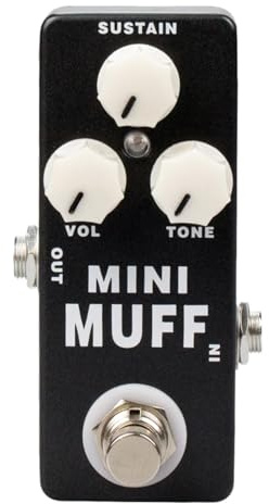 Mini-Muff-Gitarren-Pedale, Multi-Effekte, Fuzz-Station, Bass, Overdrive, Overdrive, Pufferverzögerung, Reverb-Effekt