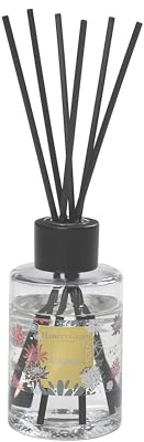 Hassett Green London - Enlighten Patchouli - Large Fragrance Oil Reed Diffuser - 200ml Glass Bottle with 6 Thick Fibre Reeds - Packaging-Free
