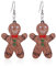 BSLVWG Weihnachtsdekoration, Damen-Weihnachtsohrringe, Weihnachtsbaum/Schneemann/Schneeflocken-Ornamente, Schmuck, Geschenke für Frauen, Feiertagsfeier (25)