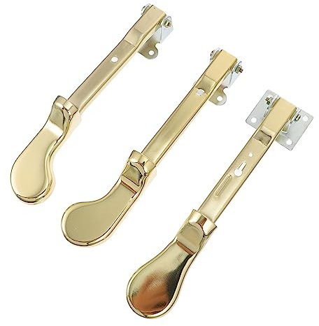 CORHAD Rolle Up Klavier Pedale 3 Stück aus Metall Goldene Optik Rostbeständig Professionelles Klavierzubehör für Aufrechtes Klavier