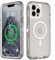 Follaroma for iPhone 13 Pro Max Case, Compatible with MagSafe, Dual Layer Transparent Magnetic Phone Cases, Heavy Duty Shockproof and Anti-Drop Protective Cover for iPhone 13 ProMax, 6.7'', Gray