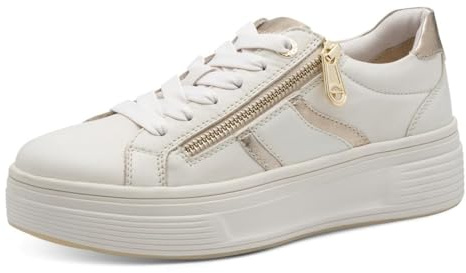 Tamaris Wide FIT Sneaker Materialmix Leder/Textil/Synthetik H-Weite