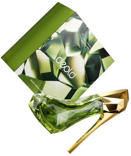 lmoikesz High Heels Parfüm, reine, glatte und personalisierte Eleganz in der Flasche, Smaragd HighHeels Parfüm, Texturdetails, High End