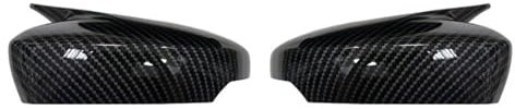DXURFIPG Rückspiegel Abdeckung Aufkleber-Zubehör Für Außenrückspiegelabdeckungen Für Für Fabia 2015-2020 Für Rapid 2016-2023(Carbon Fiber Pattern)