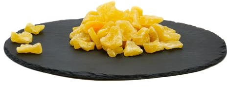 Ananasstücke 500g getrocknet kandiert | 100g/250g/500g/1kg | Ananas Würfel ungeschwefelt I Trockenobst für Müsli I kandierte Früchte zum Backen I Dörrobst | Früchte Snack | exotische Trockenfrüchte