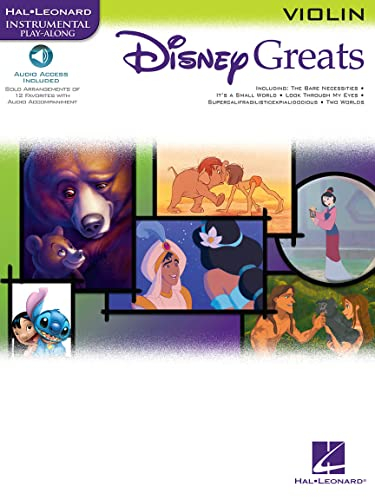 Disney Greats Violin Book/Cd Playalong: Noten, CD für Violine (Hal Leonard Instrumental Play-Along): Instrumental Play-Along - Violin