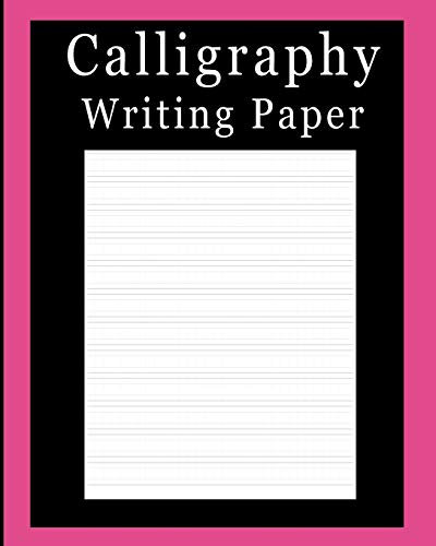 Calligraphy Writing Paper: Solid Pink, Upper & Lowercase Alphabet Guide For Calligraphy Lettering and Design Practice