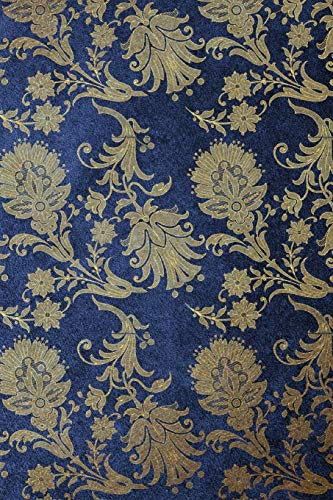 Blue Floral Velvet Composition Notebook - Small Ruled Notebook - 6x9 Lined Notebook (Softcover Journal / Notebook / Diary) (6x9 Lined Softcover Notebook, Band 134)