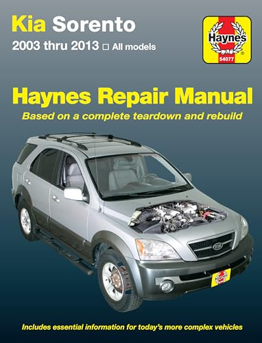 Kia Sorento, '03-'13 Haynes Repair Manual