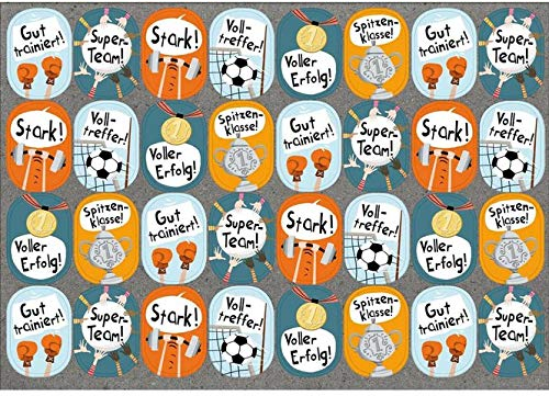 Belobigungssticker: Sport: 224 motivierende Sticker aus der Welt des Sports (1. bis 6. Klasse) (PERSEN Belobigungssticker)