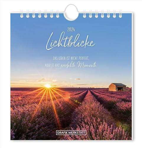 Postkartenkalender 2024 Lichtblicke: Postkartenkalender