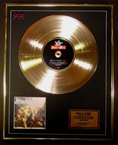 STATUS QUO/LTD. EDITION CD GOLD DISC/KEEP ON ROCKIN'