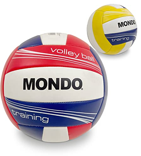MONDO Toys - Training - Balle de Jeu Volley Beach Volley - Taille Officielle 5 - Soft Touch PVC Souple - 13135