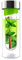 Asobu Flavor It 20 Ounce Glass Water Bottle With Fruit Infuser, Green Silver by asobu