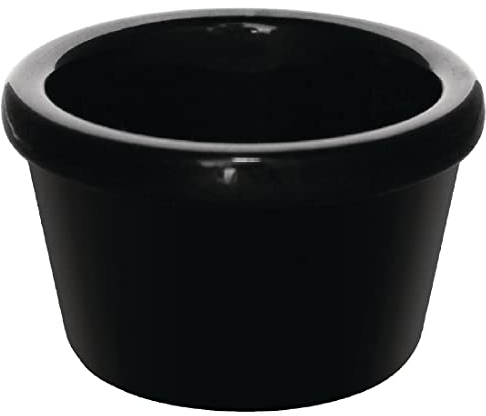 Olympia Kristallon Melamine Ramekin Black - 43ml (Box 12)