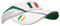 Sherpashaw Golf Patriot Visor - Ireland Flag