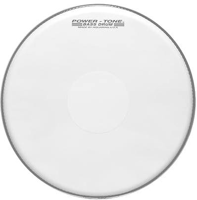 Aquarian MPB26BK Power Tone 26 Black Marching Bass Drum Head