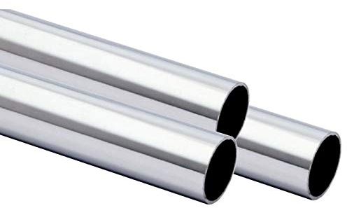 Edelstahlrohr geschw. 42.4 x 2mm 1.4301 240 Korn geschliffen von 100-3000mm 1700