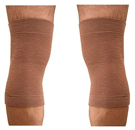 Kniebandage arthrose 2 Knieschoner Wolle Elastische Band Wärme für die Knie Schmerzlinderung Traumata LARGE