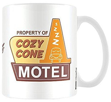 Disney Pixar Cars, Cozy Cone Motel Ceramic Mug, Multi-Colour, 7.9 x 11 x 9.3 cm