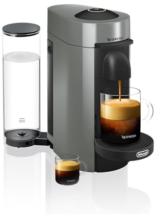 De'Longhi Nespresso VertuoPlus Coffee and Espresso Machine Set with Aeroccino Milk Frother