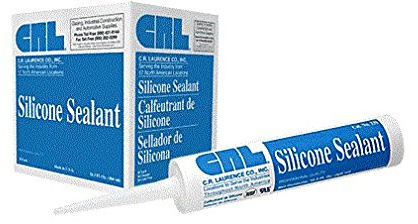 CRL 33S Series Silicone Sealant - 10.3 Fluid Ounce Cartridges - Case of 30 (Clear)
