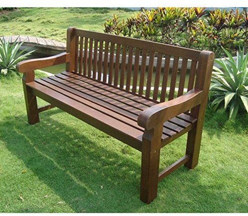 Gartenbank Bristol Extra stabile 3-sitzer Bank aus witterungsbeständigem Eukalyptus – Hartholz